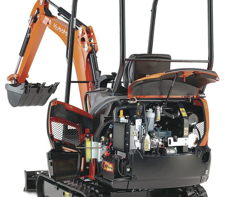 Minikoparka KUBOTA KX016-4 silnik