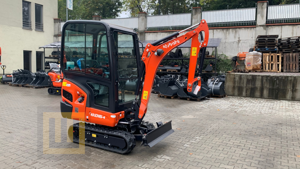 Minikoparka KUBOTA KX016-4 bok prawy