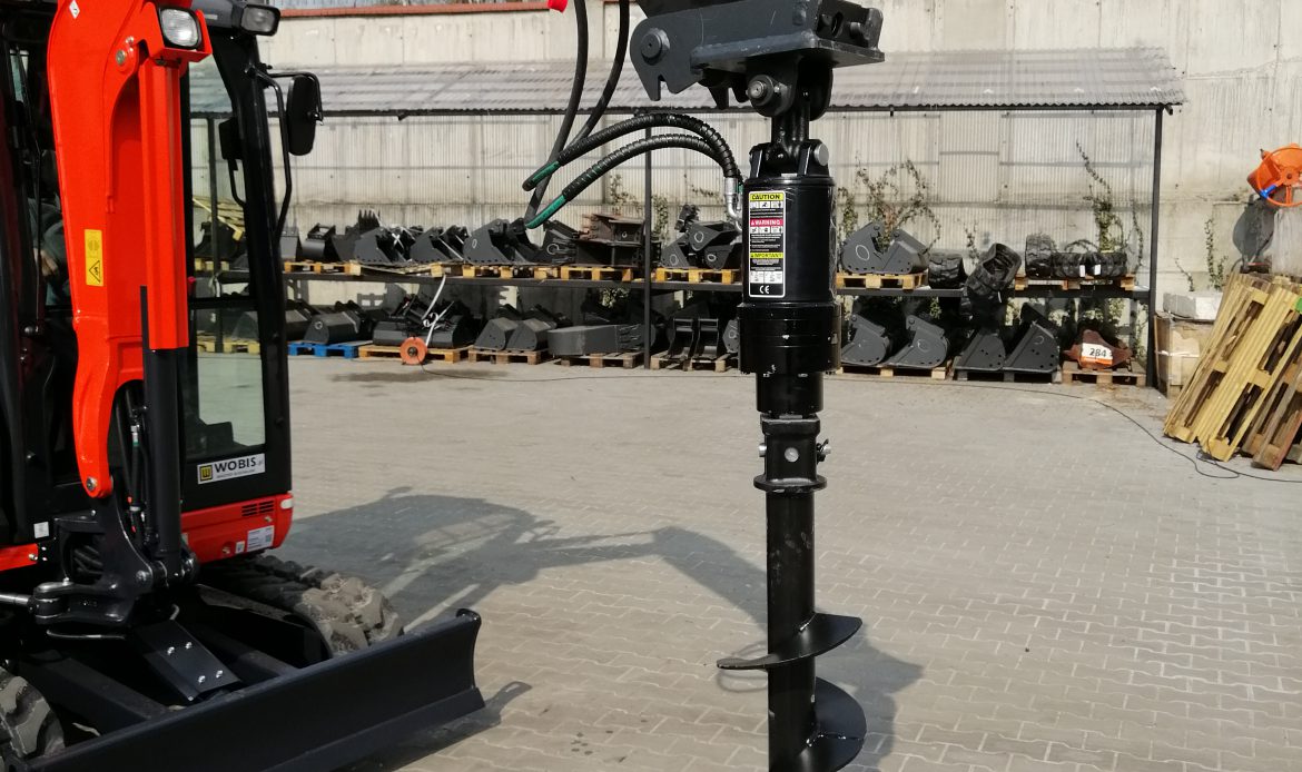 Minikoparka KUBOTA KX018-4 wiertnica