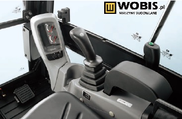 Minikoparka KUBOTA KX018-4 panel sterowania