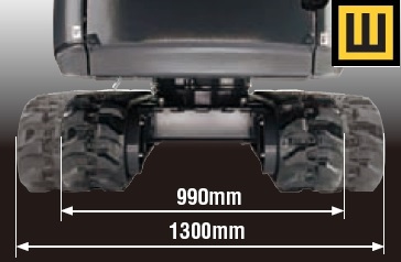 Minikoparka KUBOTA KX018-4 rozsuwane gąsienice