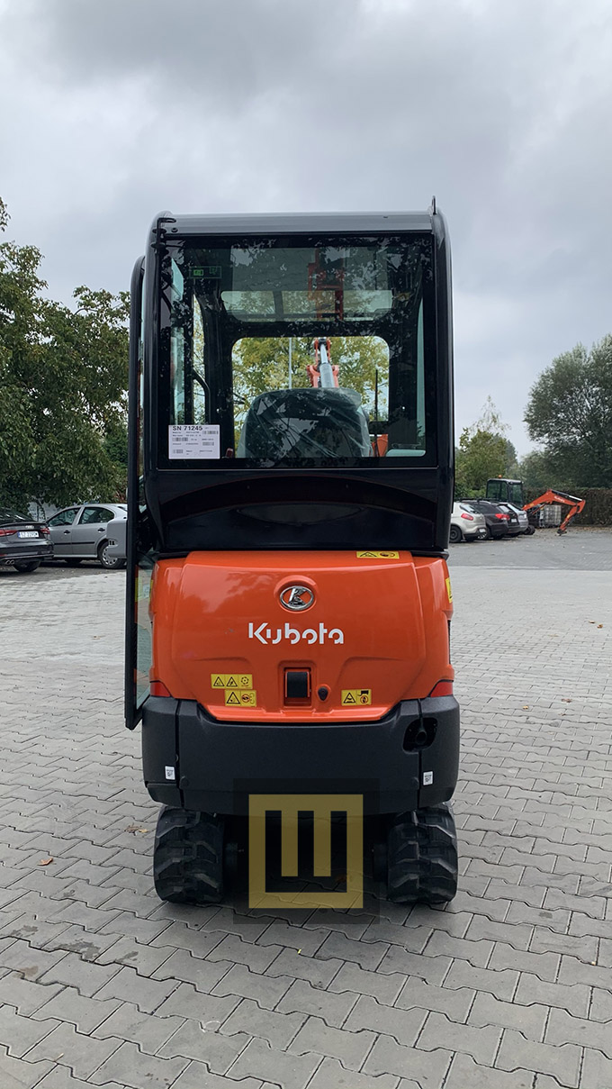 Minikoparka KUBOTA KX018-4 WOBIS tył