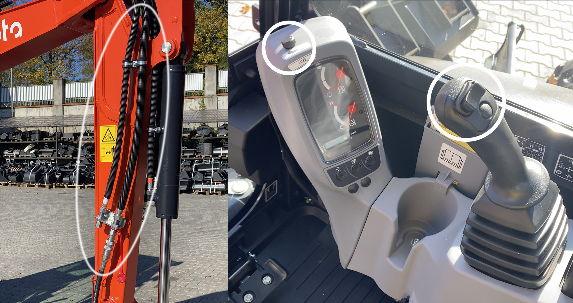 Minikoparka KUBOTA KX027-4 kabina