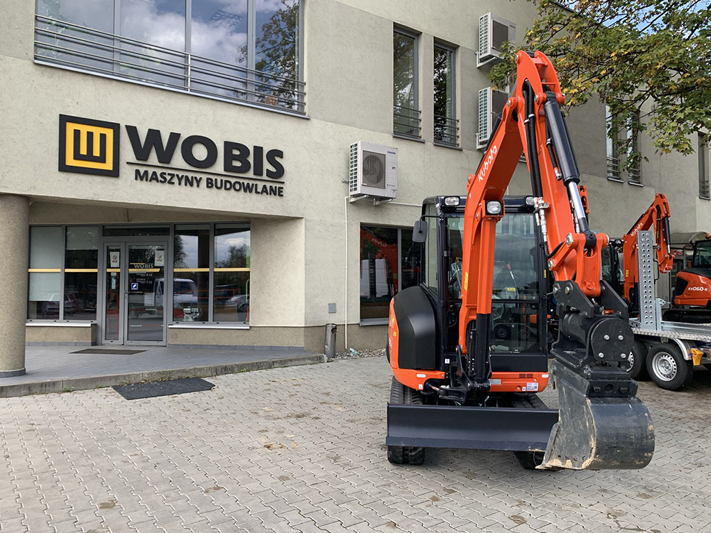 Minikoparka KUBOTA KX027-4 na przod