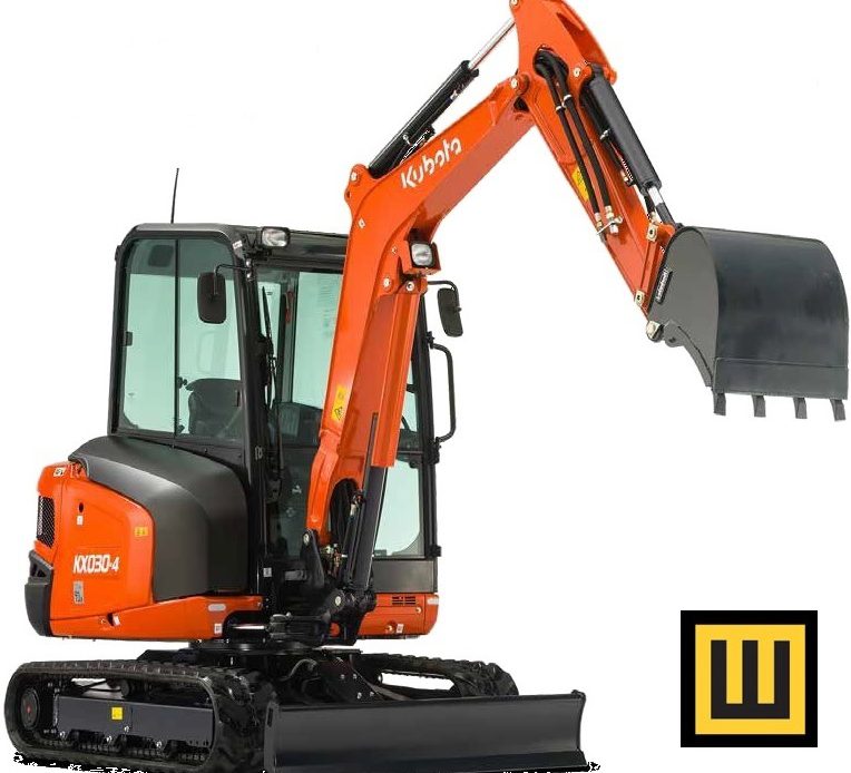 Minikoparka KUBOTA KX030-4