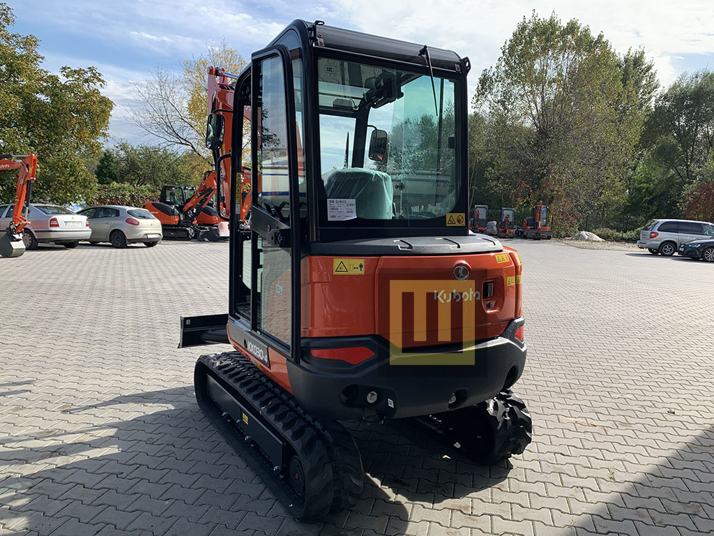 Minikoparka KUBOTA KX030-4 tył WOBIS