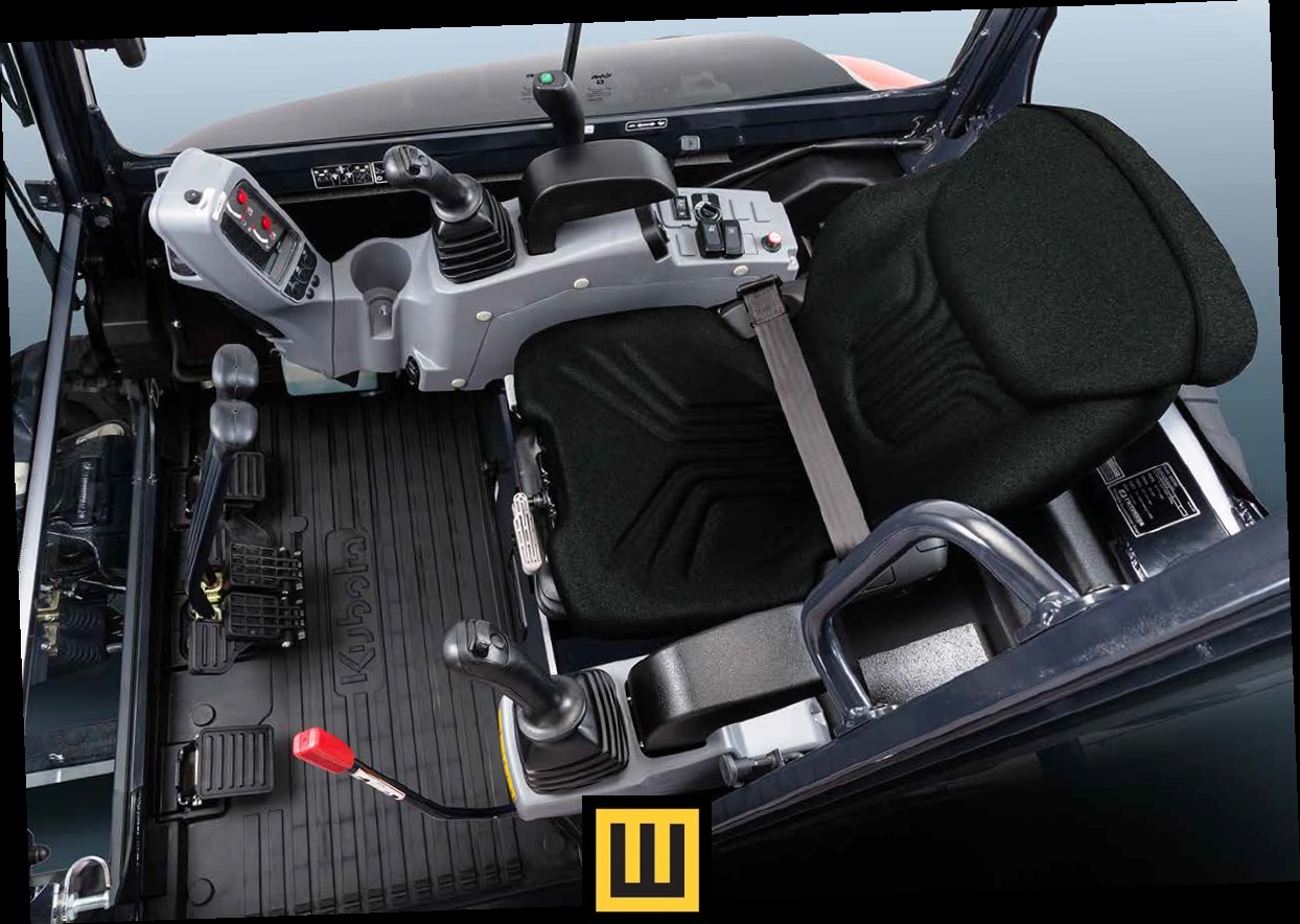 Minikoparka KUBOTA KX030-4 kabina