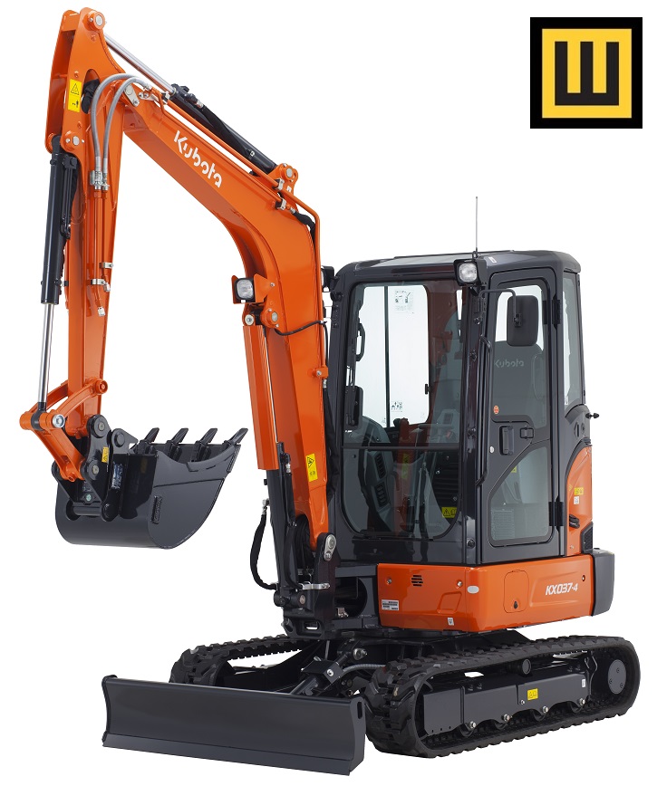 Minikoparka KUBOTA KX037-4