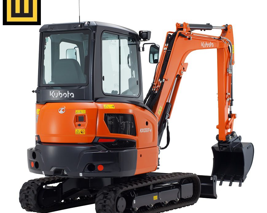 Minikoparka KUBOTA KX037-4 studio