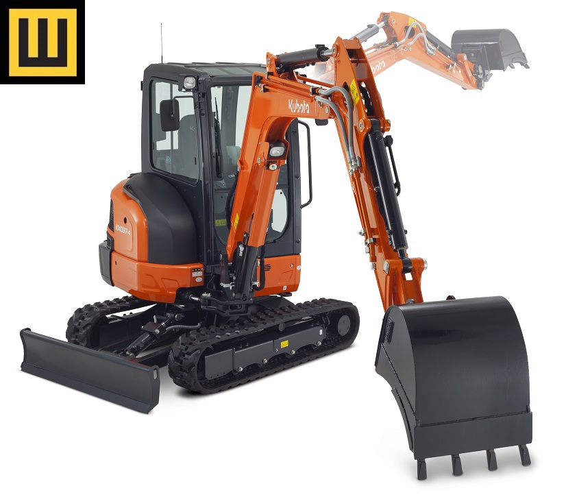 Minikoparka KUBOTA seria KX KX037-4