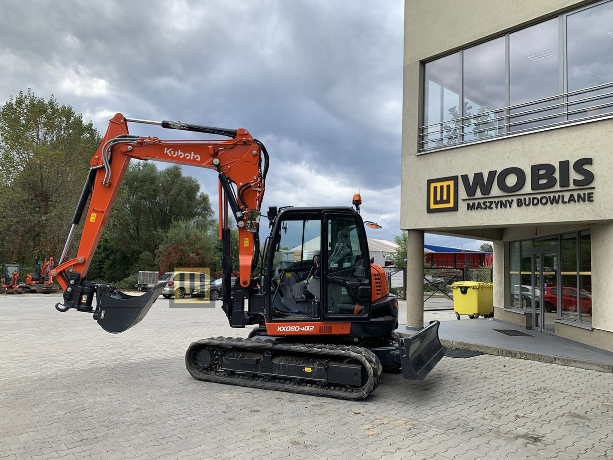 Minikoparka KUBOTA KX080-4 MGL