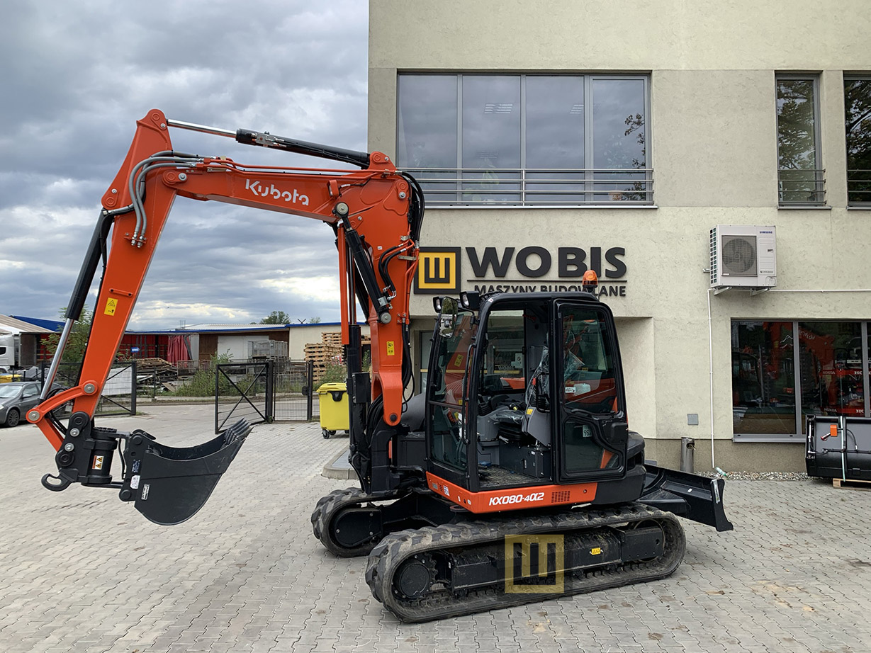 Minikoparka KUBOTA KX080-4 MGL