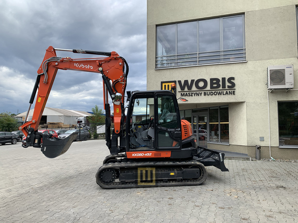 Minikoparka KUBOTA KX080-4 MGL
