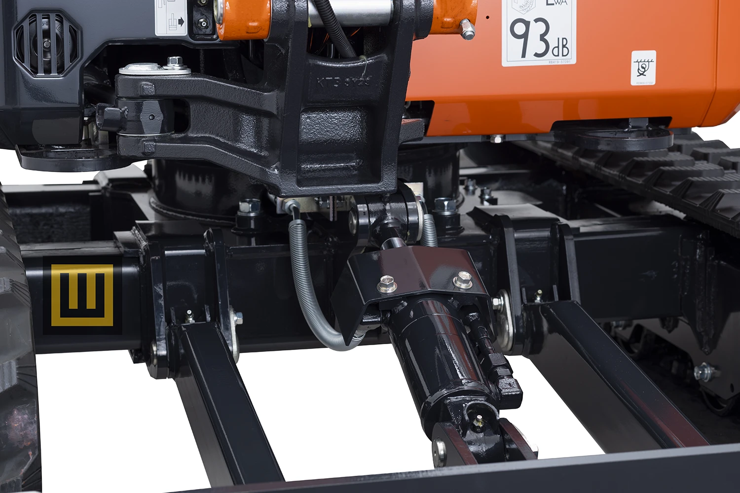 Minikoparka KUBOTA U18-5 ze zmienną szerokością gąsienic 990-1300 mm
