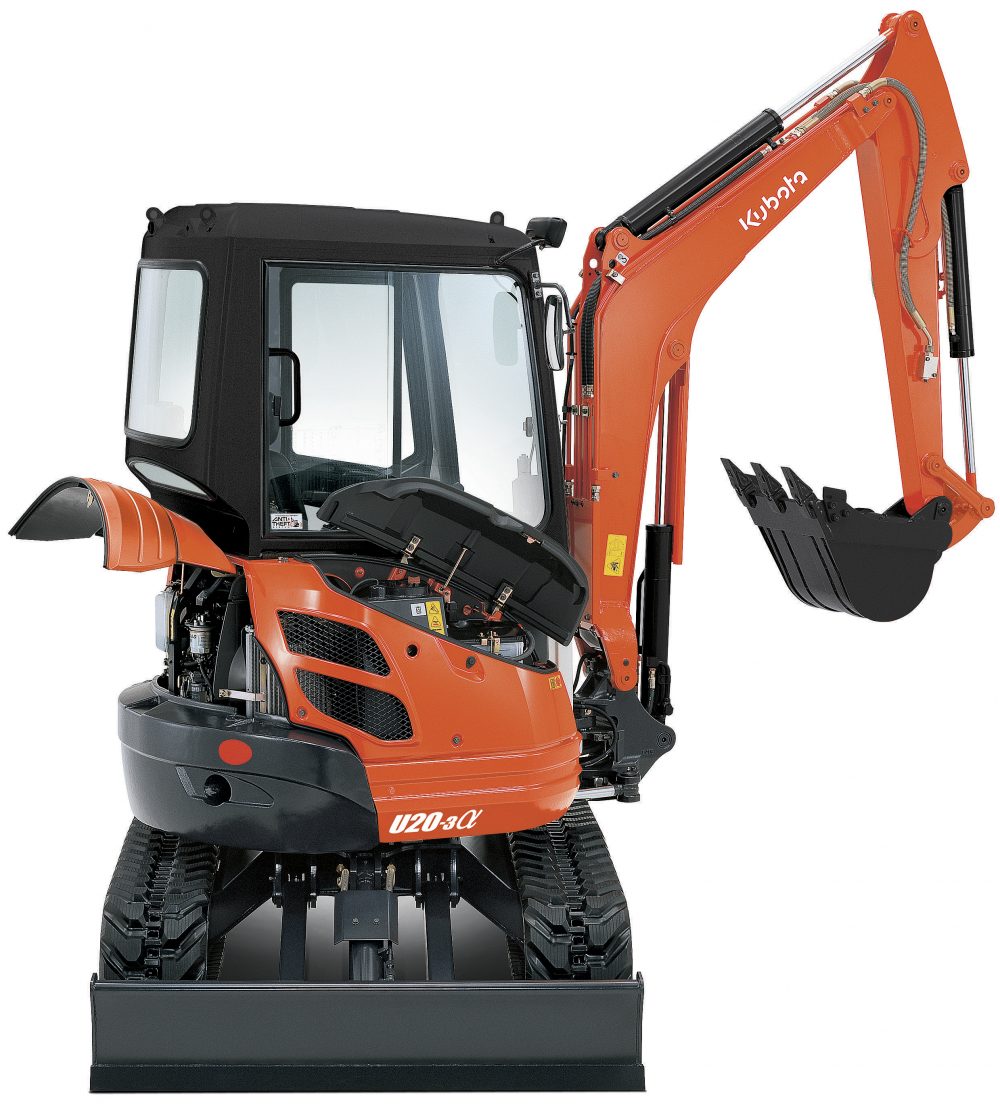 Silnik KUBOTA D1105-E2-BH-12 z E-TVCS w minikoparce U20-3