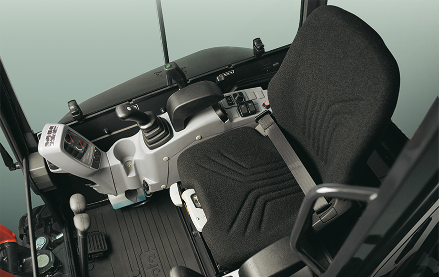 Minikoparka KUBOTA U27-4 kabina