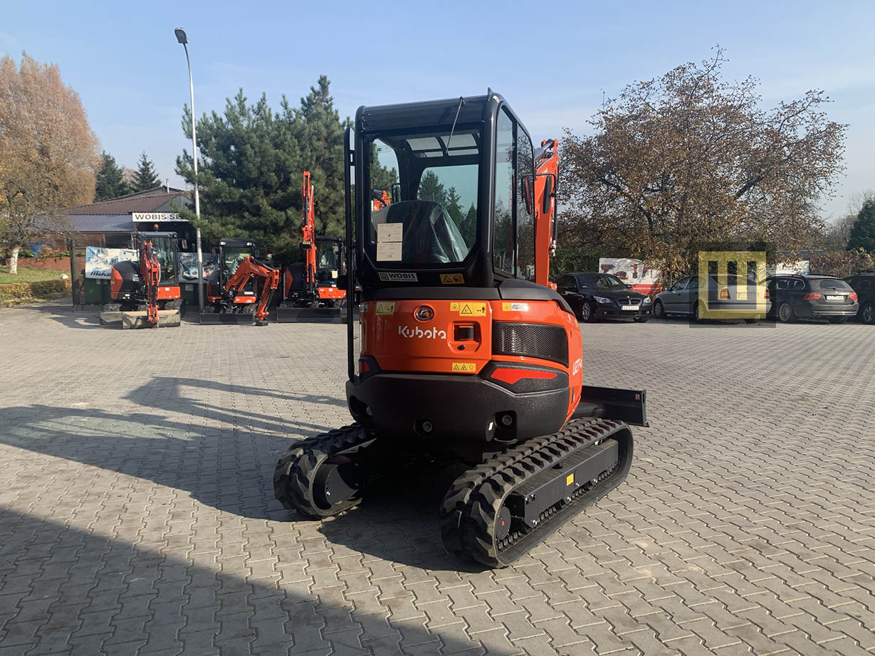 Minikoparka KUBOTA U27-4 tył