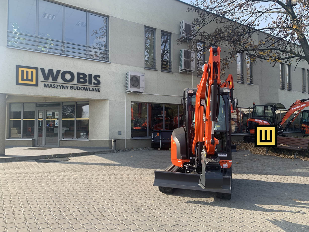 Minikoparka KUBOTA U27-4 przód