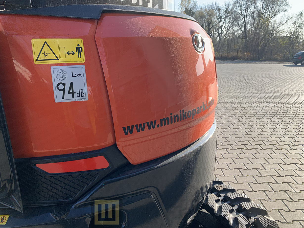 Bezpieczeństwo w minikoparce KUBOTA U36-4
