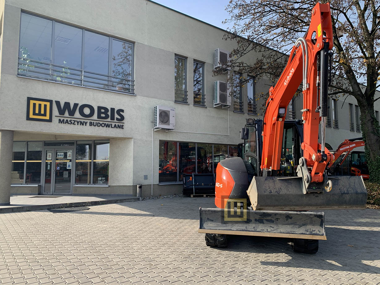 Zasięg pracy KUBOTA U50-5