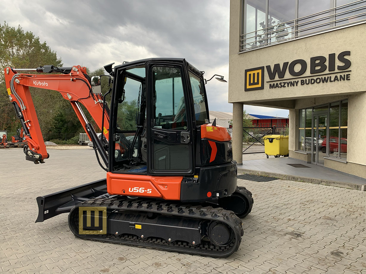 KUBOTA U56-5 — niski poziom hałasu