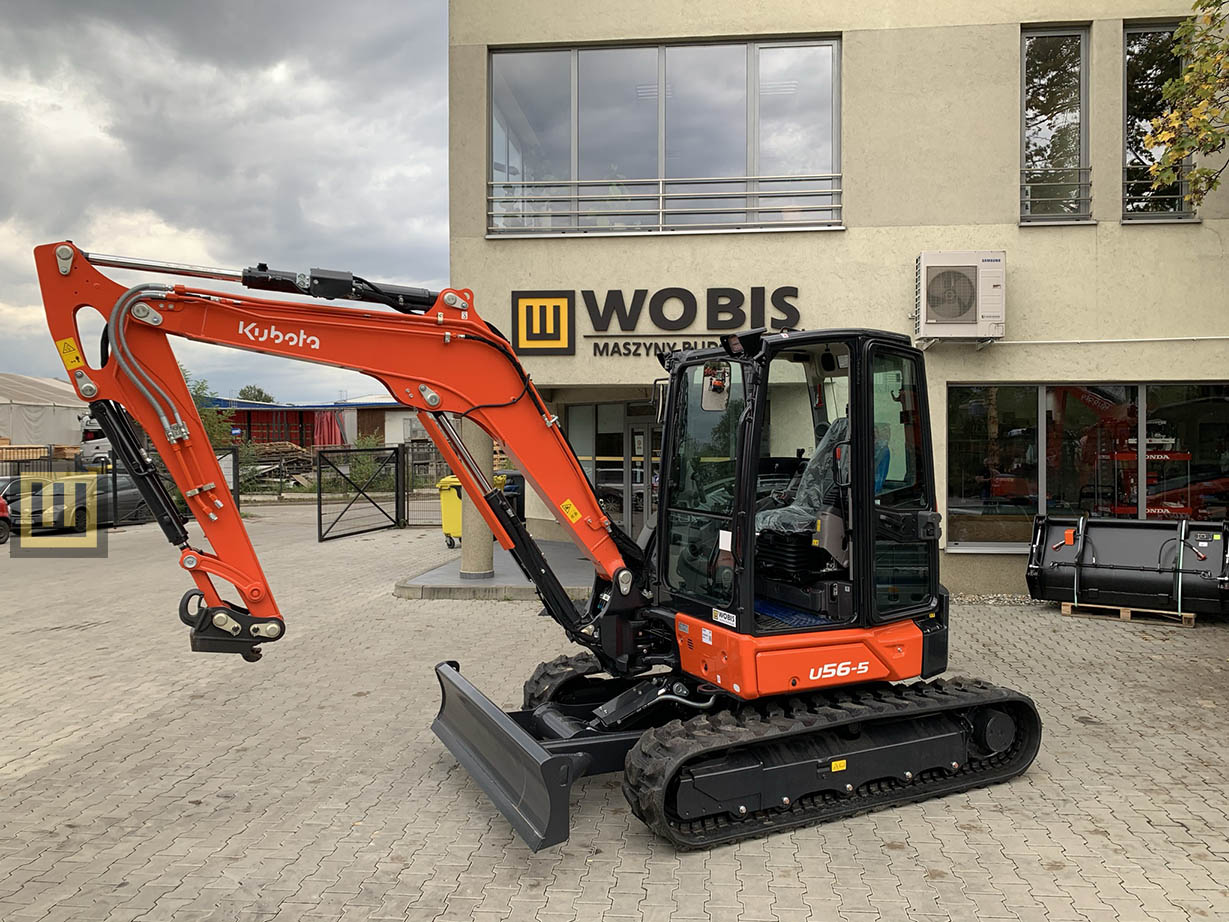 Zasięg pracy KUBOTA U56-5