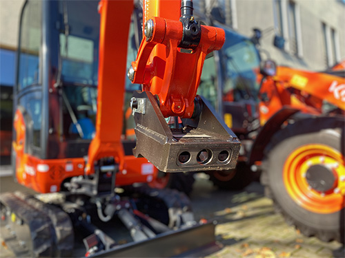 Szybkozłącze mechaniczne do minikoprek KUBOTA